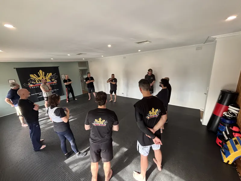 Students training Filipino Martial Arts at Kali 3D Ashburton