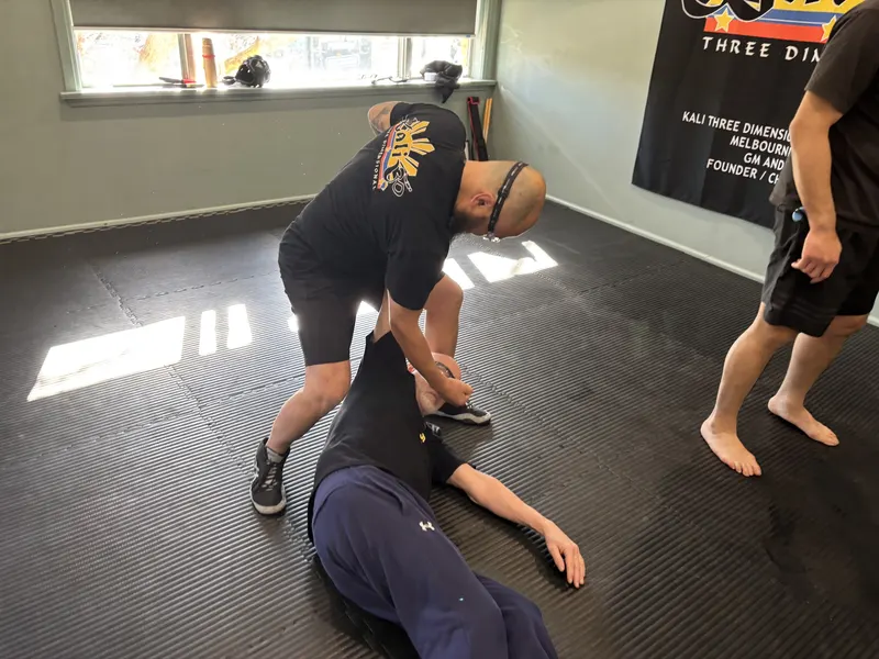 Students training Filipino Martial Arts at Kali 3D Ashburton