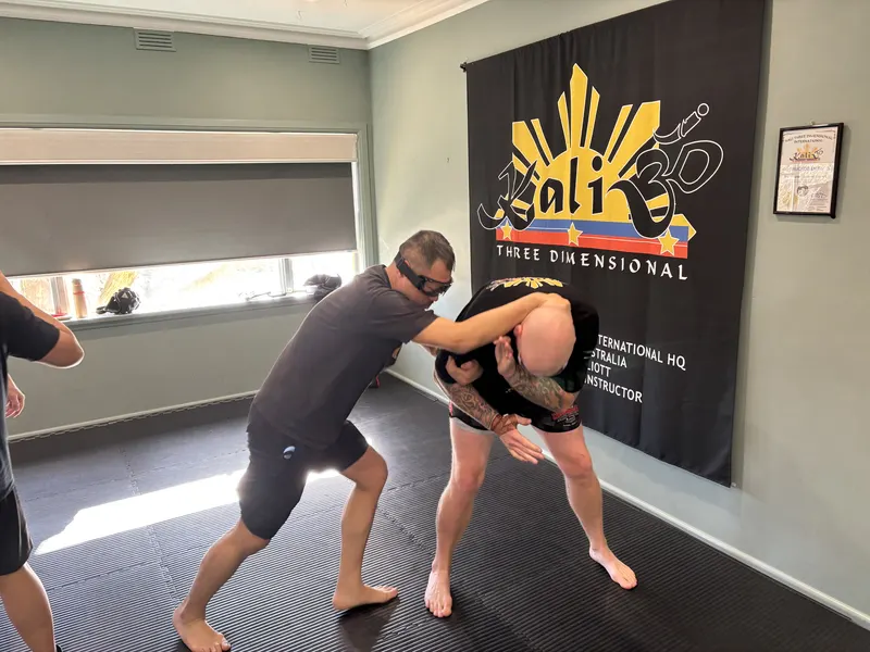 Students training Filipino Martial Arts at Kali 3D Ashburton