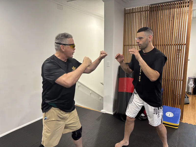 Students training Filipino Martial Arts at Kali 3D Ashburton