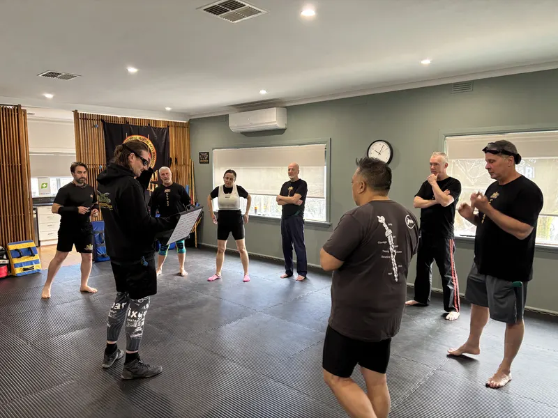 Students training Filipino Martial Arts at Kali 3D Ashburton