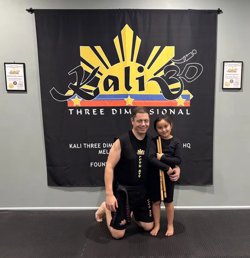 Students training Filipino Martial Arts at Kali 3D Ashburton