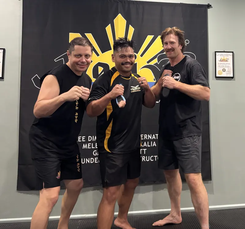 Students training Filipino Martial Arts at Kali 3D Ashburton
