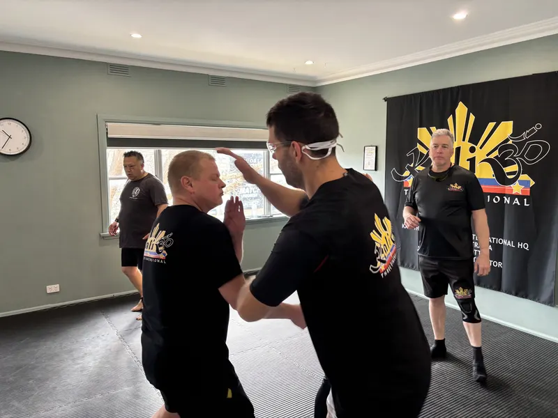 Students training Filipino Martial Arts at Kali 3D Ashburton