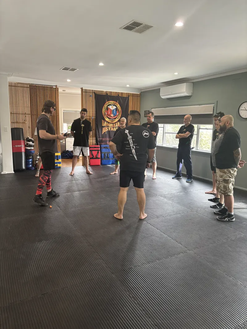 Students training Filipino Martial Arts at Kali 3D Ashburton