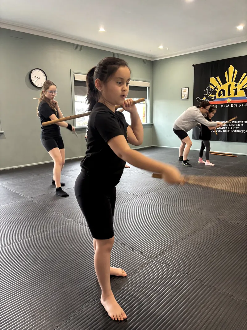 Students training Filipino Martial Arts at Kali 3D Ashburton