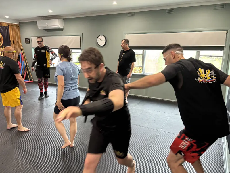 Students training Filipino Martial Arts at Kali 3D Ashburton