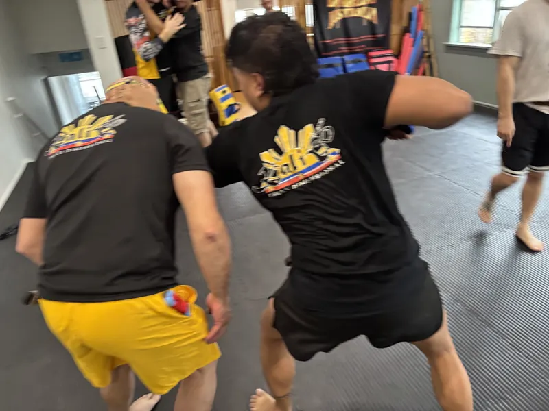 Students training Filipino Martial Arts at Kali 3D Ashburton