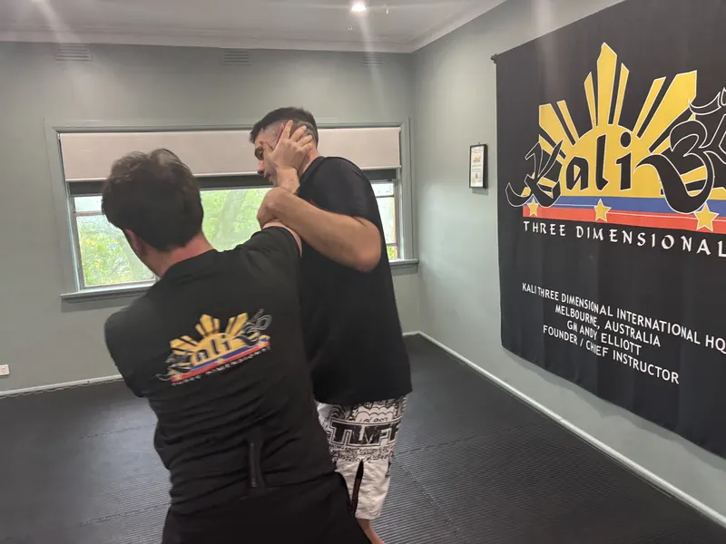 Students training Filipino Martial Arts at Kali 3D Ashburton