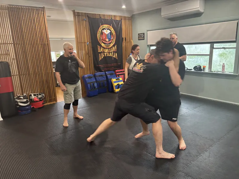 Students training Filipino Martial Arts at Kali 3D Ashburton