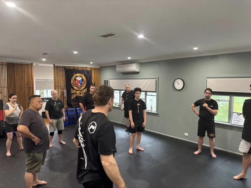 Students training Filipino Martial Arts at Kali 3D Ashburton