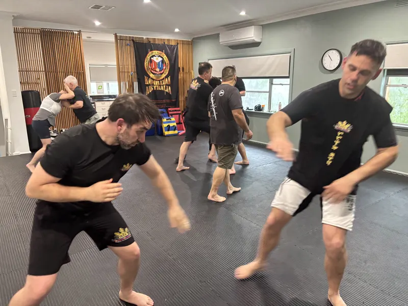 Students training Filipino Martial Arts at Kali 3D Ashburton