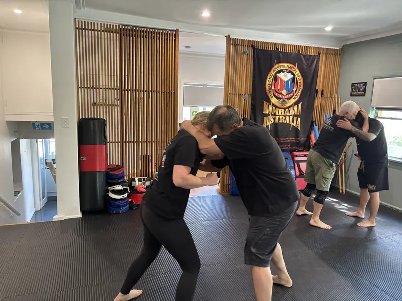 Students training Filipino Martial Arts at Kali 3D Ashburton