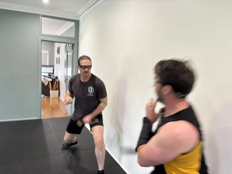 Students training Filipino Martial Arts at Kali 3D Ashburton