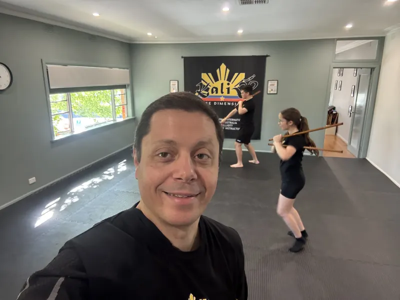 Students training Filipino Martial Arts at Kali 3D Ashburton